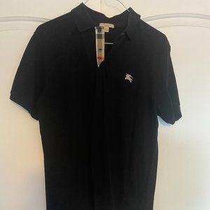 Burberry Polo - Men's Large - Black
